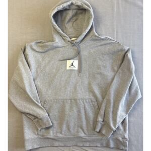 NIKE Jordan Flight men’s jump man pullover sweatshirt Gray Men's XXL Hoodie